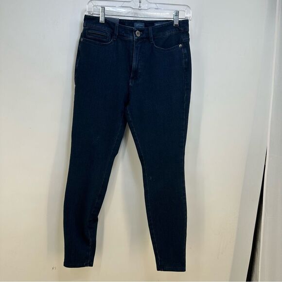 J Jill Denim BNWT Size 6 P Premium-Flex High-Rise Leggings Dark Wash Jeans - Picture 1 of 9